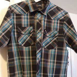 Men's Medium short sleeve collared shirt